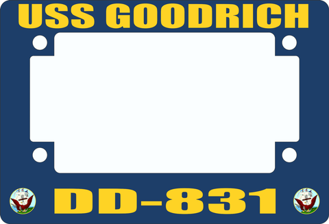USS Goodrich DD-831 Motorcycle Frame