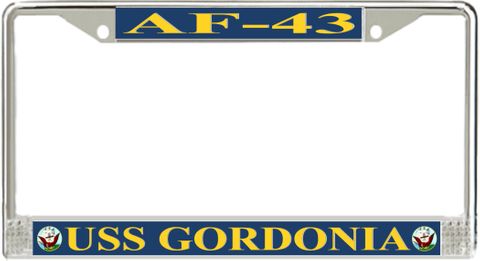USS Gordonia AF-43 License Plate Frame