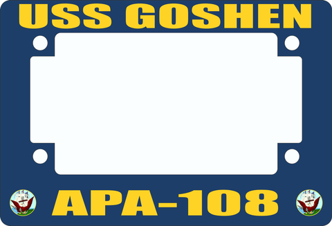 USS Goshen APA-108 Motorcycle Frame