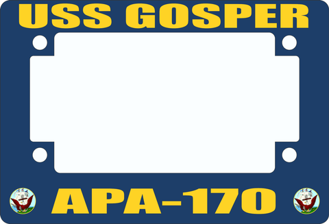 USS Gosper APA-170 Motorcycle Frame