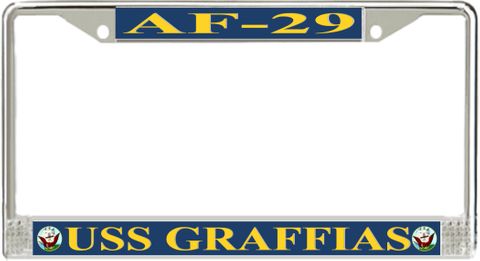USS Graffias AF-29 License Plate Frame