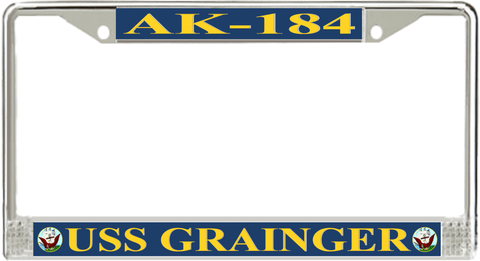 USS Grainger AK-184 License Plate Frame