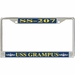 USS Grampus SS-207 License Plate Frame