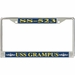USS Grampus SS-523 License Plate Frame