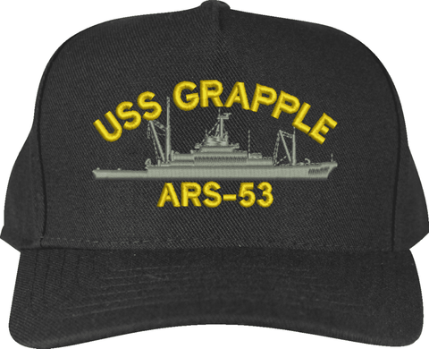 USS Grapple ARS-53 Ship Custom Embroidered Cap