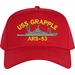 USS Grapple ARS-53 Ship Custom Embroidered Cap