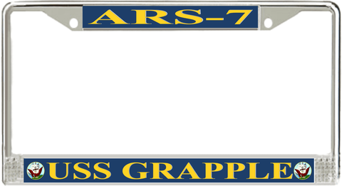 USS Grapple ARS-7 License Plate Frame