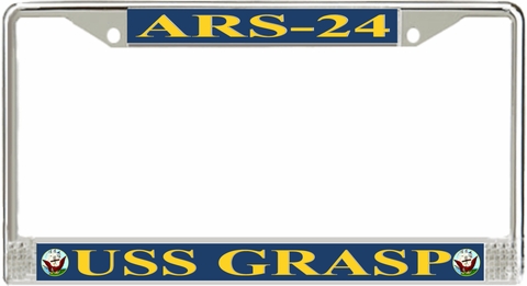 USS Grasp ARS-24 License Plate Frame