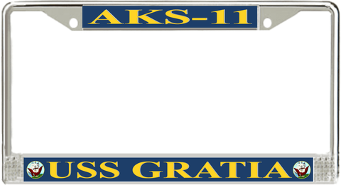 USS Gratia AKS-11 License Plate Frame