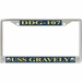USS Gravely DDG-107 License Plate Frame