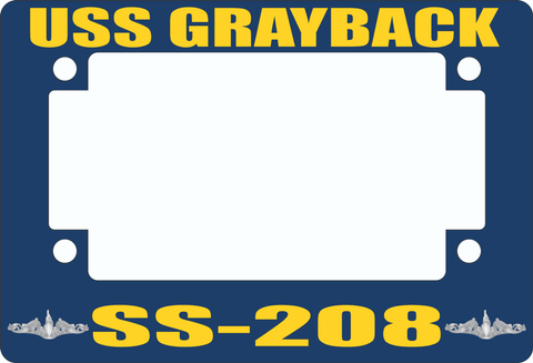 USS Grayback SS-208 Motorcycle Frame