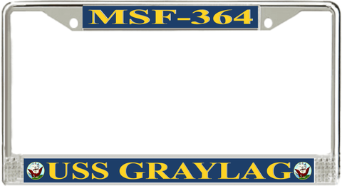 USS Graylag MSF-364 License Plate Frame