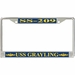 USS Grayling SS-209 License Plate Frame