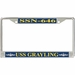 USS Grayling SSN-646 License Plate Frame