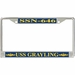 USS Grayling SSN-646 License Plate Frame