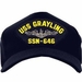 USS Grayling SSN-646 (Silver Dolphins) Emblematic Cap