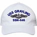 USS Grayling SSN-646 with Dolphins Unstructured Dad Cap