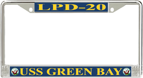 USS Green Bay LPD-20 License Plate Frame