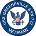 USS Greeneville SSN-722 Veteran Decal Sticker