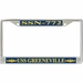 USS Greeneville SSN-772 License Plate Frame