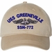 USS Greeneville SSN-772 with Dolphins Unstructured Dad Cap