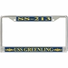 USS Greenling SS-213 License Plate Frame