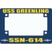 USS Greenling SSN-614 Motorcycle Frame