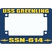 USS Greenling SSN-614 Motorcycle Frame