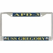 USS Gregory APD-3 License Plate Frame