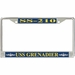 USS Grenadier SS-210 License Plate Frame