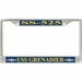 USS Grenadier SS-525 License Plate Frame