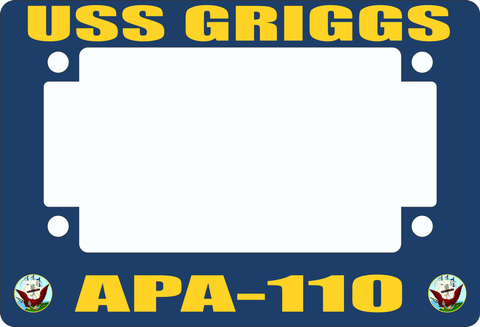 USS Griggs APA-110 Motorcycle Frame