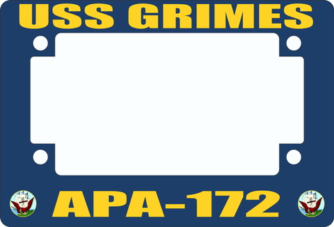 USS Grimes APA-172 Motorcycle Frame