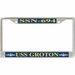 USS Groton SSN-694 License Plate Frame