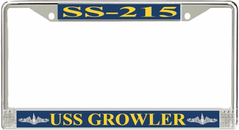 USS Growler SS-215 License Plate Frame