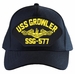 USS Growler SSG-577 ( Gold Dolphins ) Submarine Officers Cap