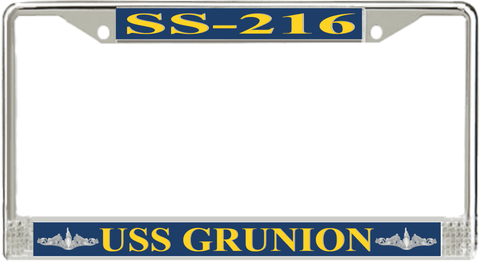 USS Grunion SS-216 License Plate Frame