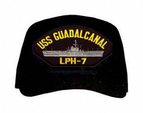 USS Guadalcanal LPH-7 Ships Ball Cap