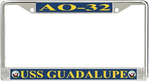 USS Guadalupe AO-32 License Plate Frame