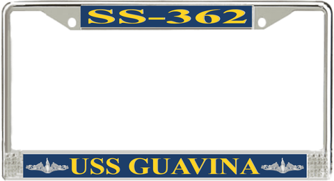 USS Guavina SS-362 License Plate Frame
