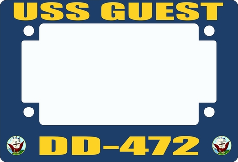 USS Guest DD-472 Motorcycle Frame