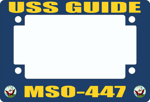 USS Guide MSO-447 Motorcycle Frame