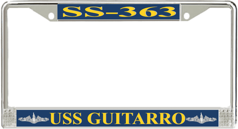 USS Guitarro SS-363 License Plate Frame