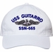 USS Guitarro SSN-665 with Dolphins Unstructured Dad Cap