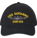USS Guitarro SSN-665 with Dolphins Unstructured Dad Cap