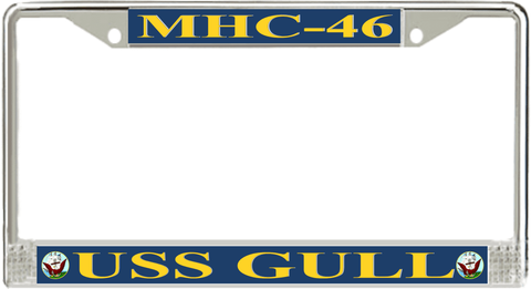 USS Gull MHC-46 License Plate Frame