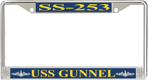 USS Gunnel SS-253 License Plate Frame