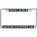 USS Gunnel SS-253 License Plate Frame