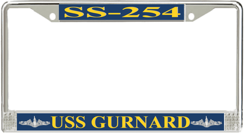 USS Gurnard SS-254 License Plate Frame