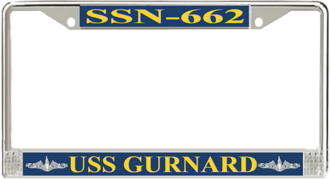 USS Gurnard SSN-662 License Plate Frame